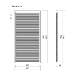 ADJUSTABLE VENETIAN PANEL CAPRI 90X180CM